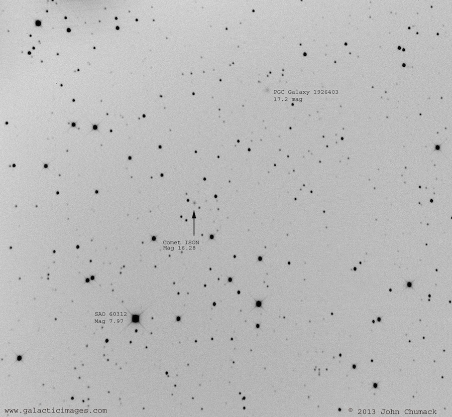 Comet ISON in Gemini on 01-08-2013 @ 05:15 U.T.