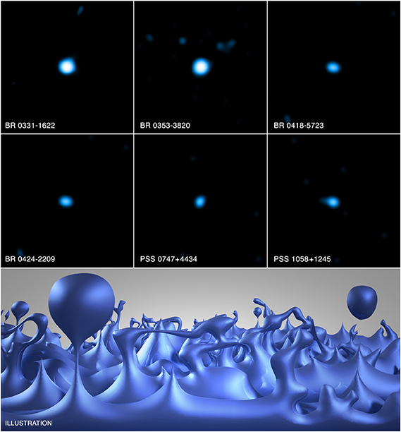 Extremely tiny bubbles and irregularities in space-time predicted by certain theories.