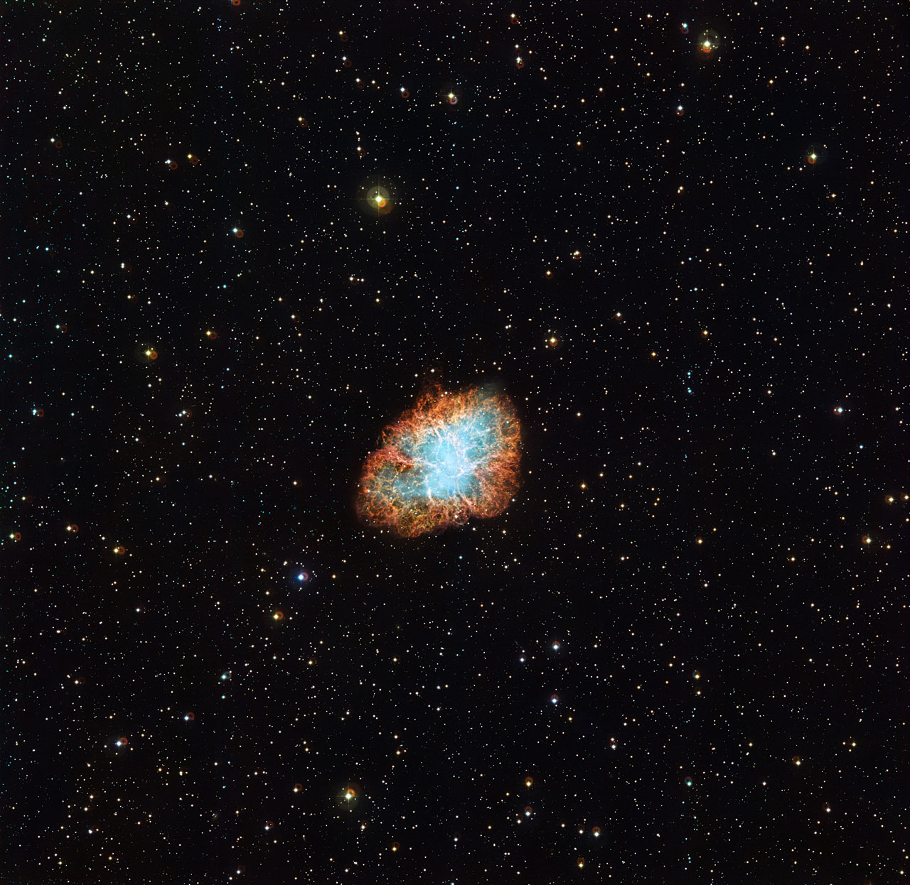 Wide View of the Crab Nebula
