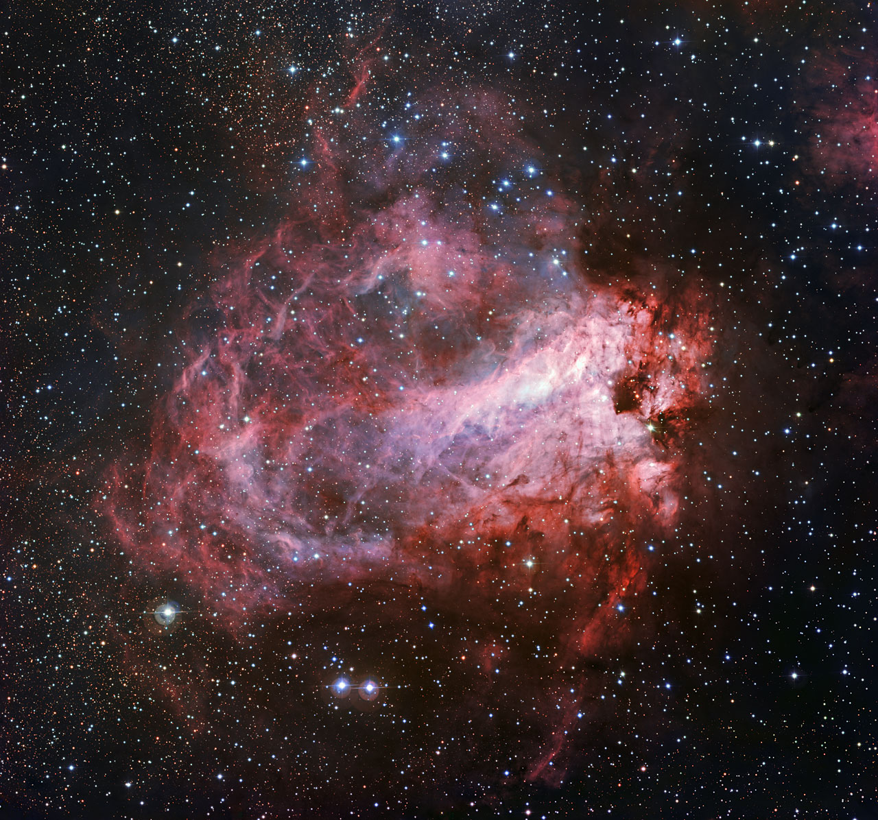 The star formation region Messier 17