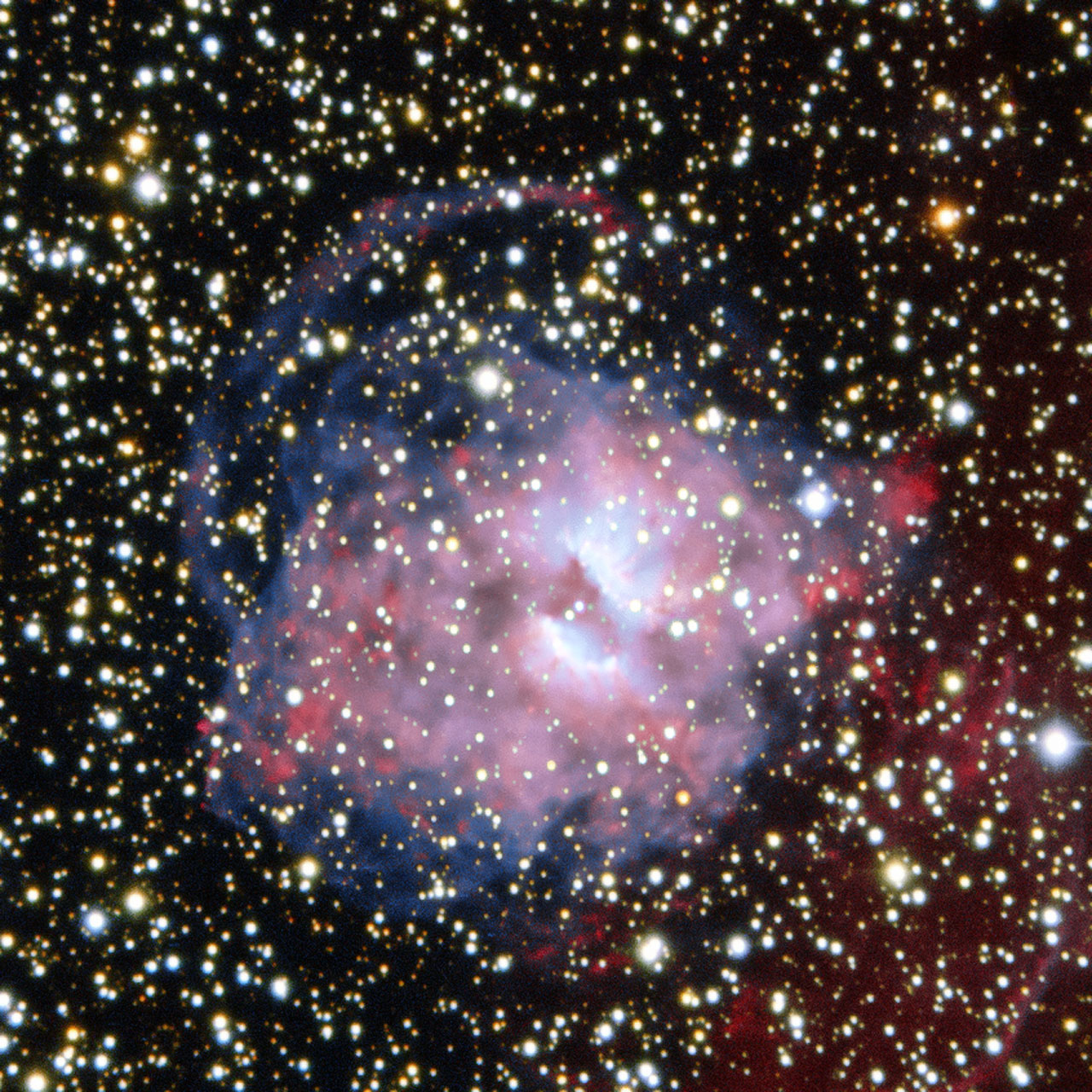 A Planetary Nebula Divided