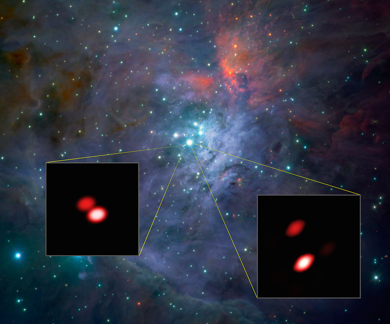 GRAVITY discovers new double star in Orion Trapezium Cluster