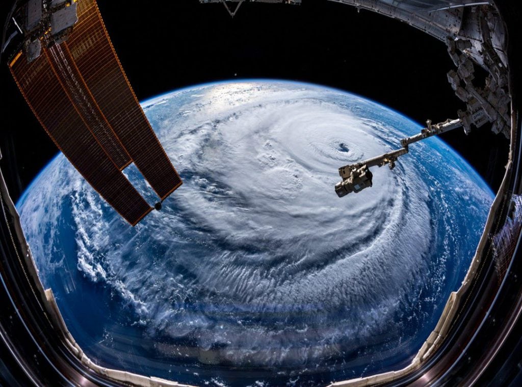 A Força Devastadora Do Furacão Florence Em Imagens Feitas Da Iss 2627