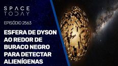 ESFERA DE DYSON AO REDOR DE BURACO NEGRO PARA DETECTAR ALIENÍGENAS