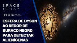 ESFERA DE DYSON AO REDOR DE BURACO NEGRO PARA DETECTAR ALIENÍGENAS