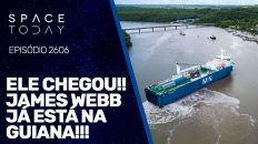 ELE CHEGOU!!! JAMES WEBB ESTÁ NA GUIANA!!!