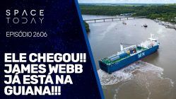 ELE CHEGOU!!! JAMES WEBB ESTÁ NA GUIANA!!!