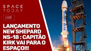 LANÇAMENTO NEW SHEPARD NS-18: CAPITÃO KIRK VAI PARA O ESPAÇO