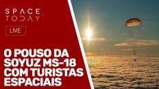 O POUSO DA SOYUZ MS-18 COM TURISTAS ESPACIAIS - AO VIVO