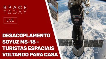 DESACOPLAMENTO SOYUZ MS-18 - TURSITAS ESPACIAIS VOLTANDO PARA CASA - AO VIVO