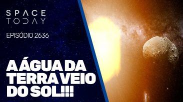 A ÁGUA DA TERRA VEIO DO SOL!!!