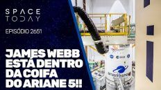 JAMES WEBB ESTÁ DENTRO DA COIFA DO ARIANE 5!!