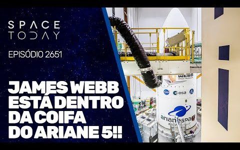 JAMES WEBB ESTÁ DENTRO DA COIFA DO ARIANE 5!!