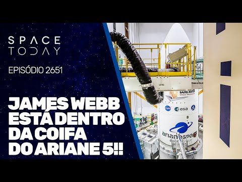 JAMES WEBB ESTÁ DENTRO DA COIFA DO ARIANE 5!!