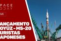 LANÇAMENTO SOYUZ - MS-20 - TURISTAS JAPONESES - AO VIVO