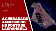A CHEGADA DO JAMES WEBB NO PONTO DE LAGRANGE L2 - AO VIVO