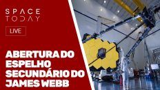 ABERTURA DO ESPELHO SECUNDÁRIO DO JAMES WEBB - AO VIVO