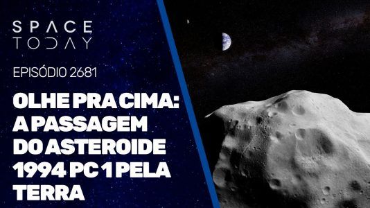 OLHE PRA CIMA!!! A PASSAGEM DO ASTEROIDE 1994 PC1 PELA TERRA!!