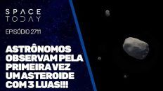 ASTRÔNOMOS OBSERVAM PELA PRIMEIRA VEZ UM ASTEROIDE COM 3 LUAS!!!