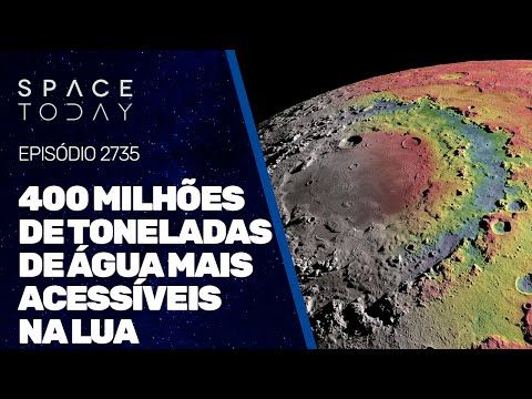 400 MILHÕES DE TONELADAS DE ÁGUA MAIS ACESSÍVEIS NA LUA!!!