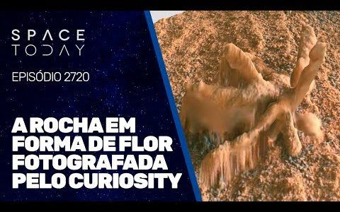 A ROCHA EM FORMA DE FLOR FOTOGRAFADA PELO CURIOSITY