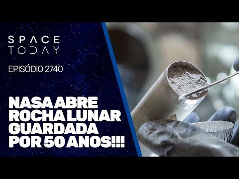 NASA ABRE ROCHA LUNAR GUARDADA POR 50 ANOS!!!