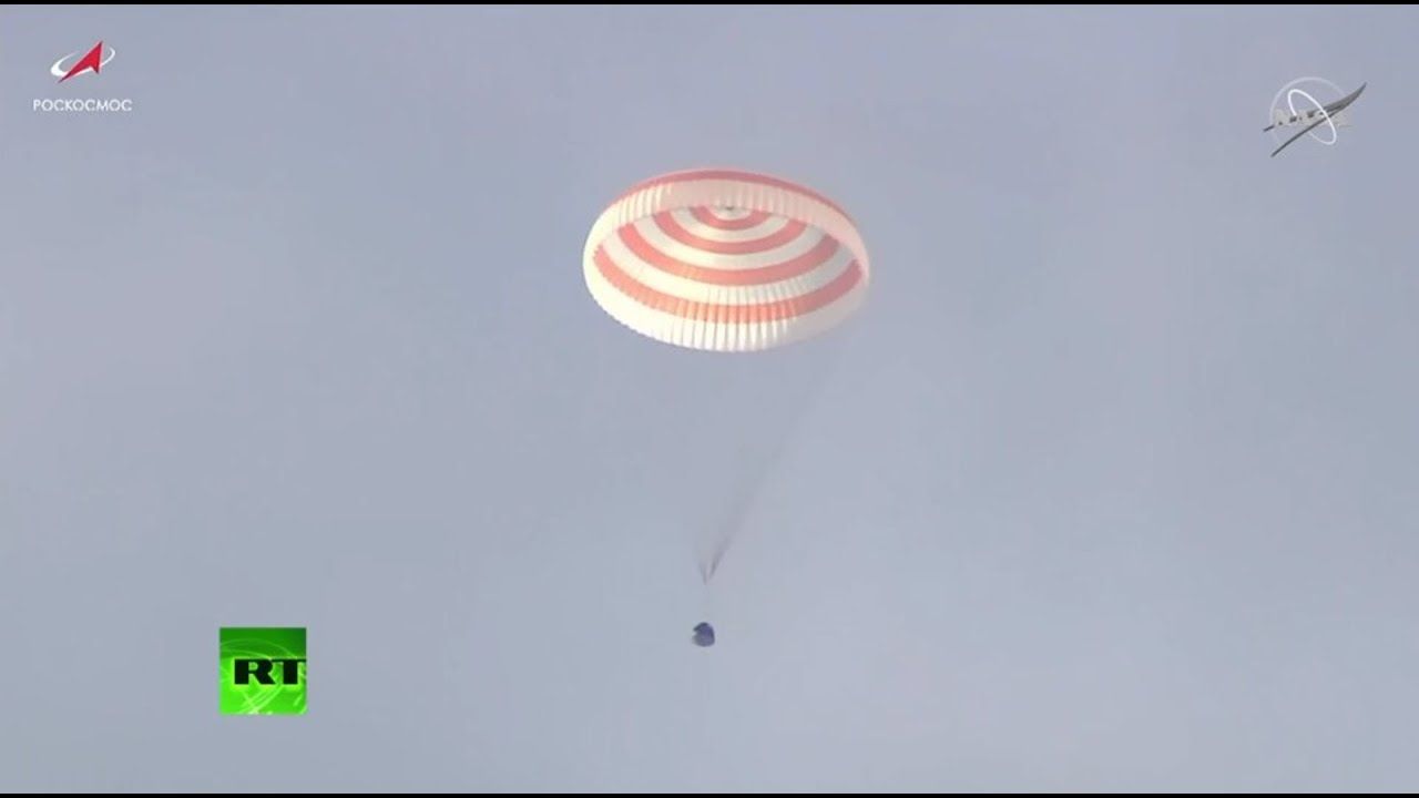 POUSO DA SOYUZ MS-19 EM TERRA COM 3 ASTRONAUTAS!!!
