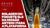 ROLAGEM DO FOGUETE SLS DA MISSÃO ARTEMIS I PARA A PLATAFORMA - AO VIVO