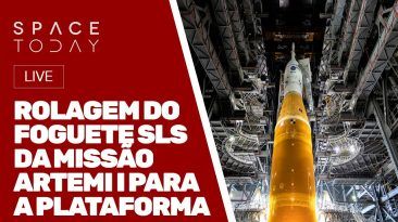 ROLAGEM DO FOGUETE SLS DA MISSÃO ARTEMIS I PARA A PLATAFORMA - AO VIVO