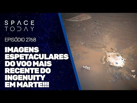 IMAGENS ESPETACULARES DO VOO MAIS RECENTE DO INGENUITY EM MARTE!!!