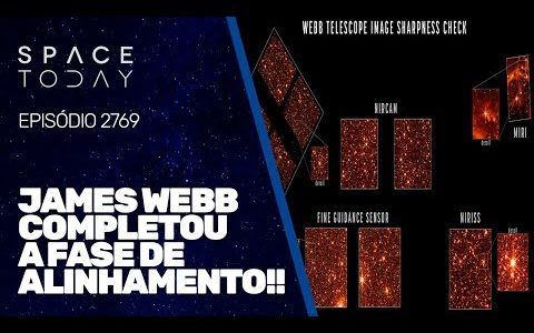 JAMES WEBB COMPLETOU A FASE DE ALINHAMENTO!!!