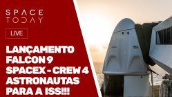 LANÇAMENTO FALCON 9 - SPACEX - CREW4 - ASTRONAUTAS PARA A ISS!!!