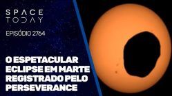 O ESPETACULAR ECLIPSE EM MARTE REGISTRADO PELO PERSEVERANCE!!!