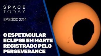 O ESPETACULAR ECLIPSE EM MARTE REGISTRADO PELO PERSEVERANCE!!!