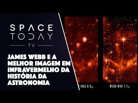 JAMES WEBB E A MELHOR IMAGEM EM INFRAVERMELHO DA HISTÓRIA DA ASTRONOMIA!!!