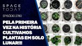 PELA PRIMEIRA VEZ NA HISTÓRIA CULTIVAMOS PLANTAS EM SOLO LUNAR!!!