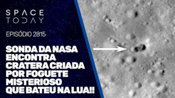 SONDA DA NASA ENCONTRA CRATERA CRIADA POR FOGUETE MISTERIOSO QUE BATEU NA LUA!!!