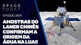AMOSTRAS DO LANDER CHINÊS CONFIRMAM A ORIGEM DA ÁGUA NA LUA!!!