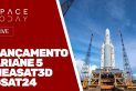 LANÇAMENTO ARIANE 5 - MEASAT3D E GSAT24 - AO VIVO!!!