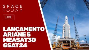 LANÇAMENTO ARIANE 5 - MEASAT3D E GSAT24 - AO VIVO!!!