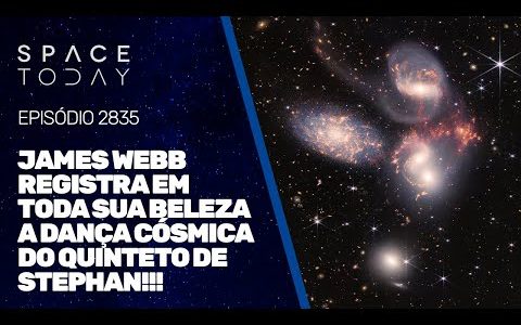 JAMES WEBB REGISTRA EM TODA A SUA BELEZA A DANÇA CÓSMICA DO QUINTETO DE STEPHAN!!!