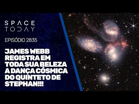 JAMES WEBB REGISTRA EM TODA A SUA BELEZA A DANÇA CÓSMICA DO QUINTETO DE STEPHAN!!!