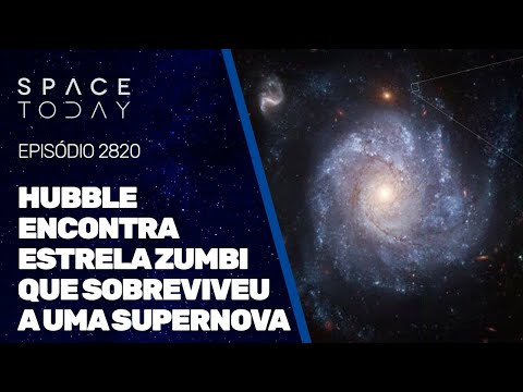 HUBBLE ENCONTRA ESTRELA ZUMBI QUE SOBREVIVEU A UMA SUPERNOVA!!!