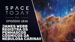 JAMES WEBB REGISTRA OS PENHASCOS CÓSMICOS DA NEBULOSA CARINA!!!