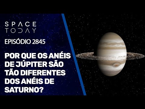 POR QUE OS ANÉIS DE JÚPITER SÃO TÃO DIFERENTES DOS ANÉIS DE SATURNO?
