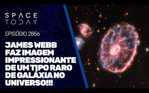 JAMES WEBB FAZ IMAGEM IMPRESSIONANTE DE UM TIPO RARO DE GALÁXIA NO UNIVERSO!!!