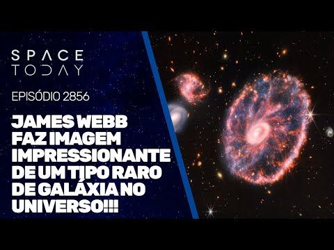 JAMES WEBB FAZ IMAGEM IMPRESSIONANTE DE UM TIPO RARO DE GALÁXIA NO UNIVERSO!!!
