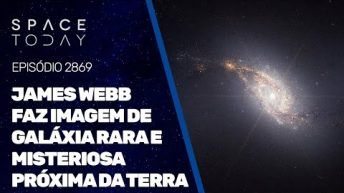 JAMES WEBB FAZ IMAGEM DE GALÁXIA RARA E MISTERIOSA PRÓXIMA DA TERRA!!!