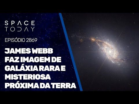 JAMES WEBB FAZ IMAGEM DE GALÁXIA RARA E MISTERIOSA PRÓXIMA DA TERRA!!!