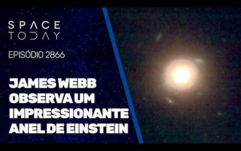 JAMES WEBB OBSERVA UM IMPRESSIONANTE ANEL DE EINSTEIN